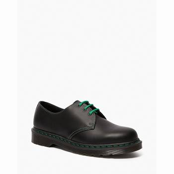 Dr Martens 1461 Contrast Stitch Smooth Kožené - Cierne Oxford Topanky Damske, D230SK